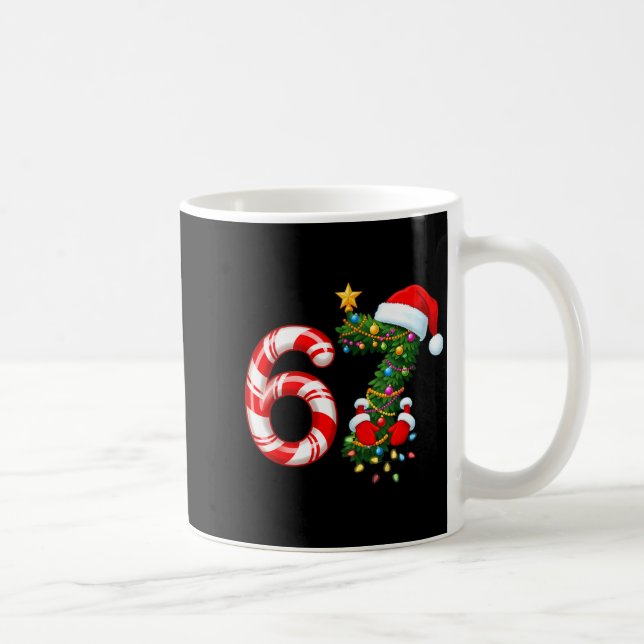 67 Meme Christmas Six Seven Xmas Men Women Boys Gi Kaffeetasse (Rechts)