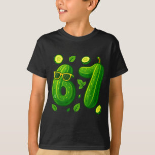 67 Meme Ckle Lustig Six Seven Cuber 6 7 Gen Alpha T-Shirt