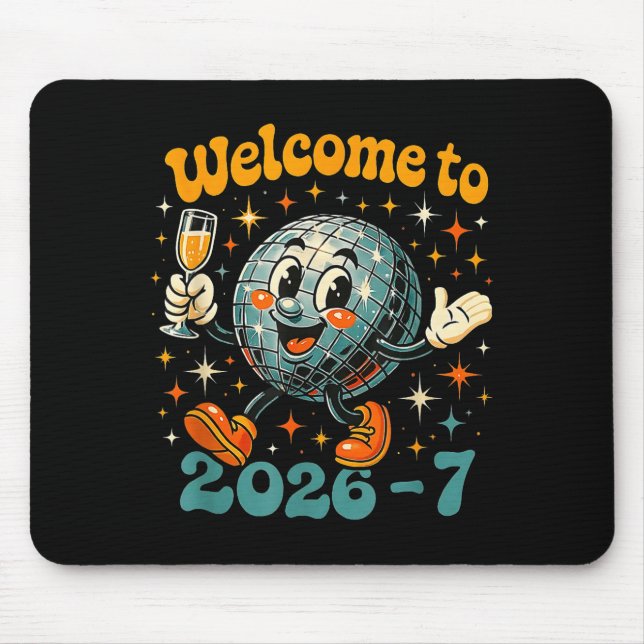 67 Meme Countdown Happy New Year Funny Drip Number Mousepad (Vorne)