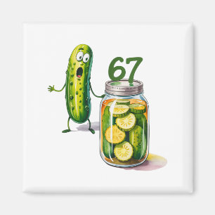 67 Meme Dillgurke Überraschung Eine Dose geschnitt Magnet