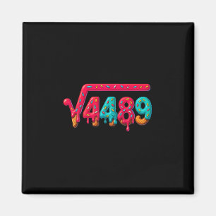 67 Meme Eiscreme-Tropf Quadratwurzel 4489 Gen Alph Magnet