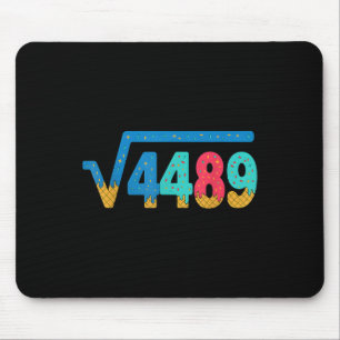 67 Meme Eiscreme tropft Quadratwurzel 4489 Slang M Mousepad