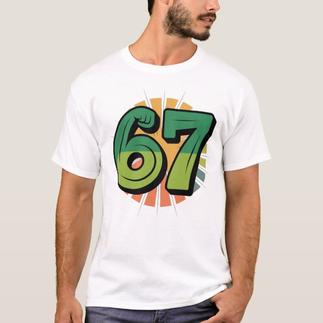 67 Meme Food Avocado Fitness T-Shirt (Vorderseite)