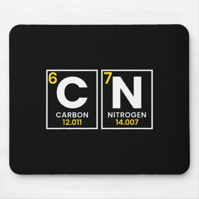 67 Meme Funny Chemistry Science Teacher Periodic T Mousepad (Vorne)