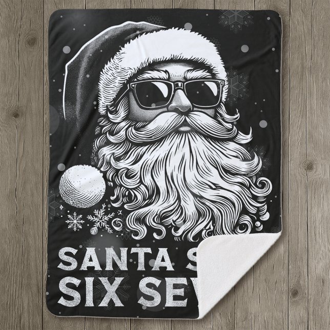 67 Meme Funny Santa Says Six Seven Christmas Sherpadecke (Von Creator hochgeladen)