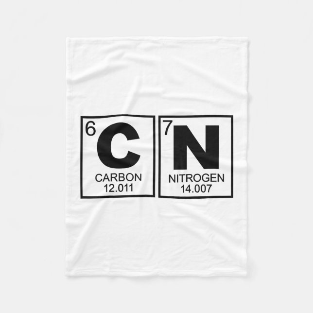 67 Meme Funny Science Teacher Periodic Table Retro Fleecedecke (Vorderseite)