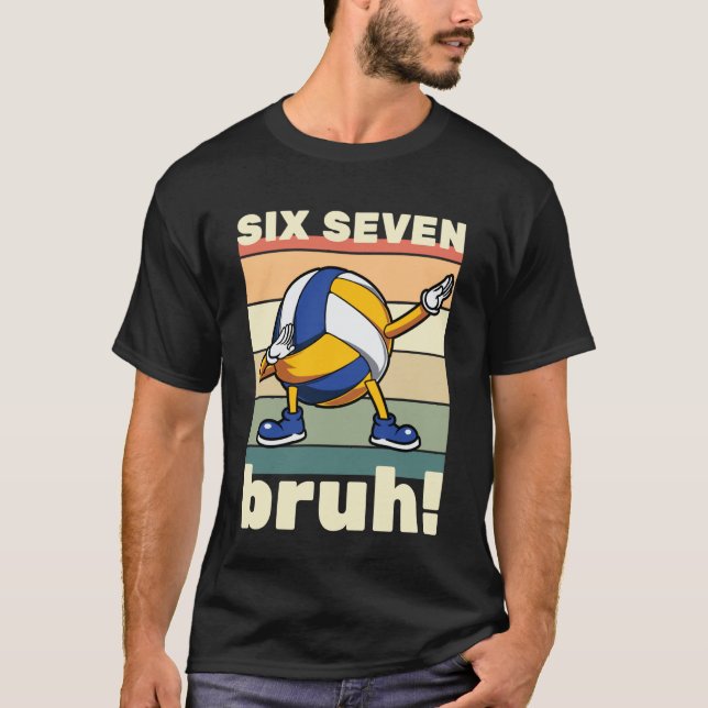 67 Meme Funny Six Seven Bruh Kids Boys Girls Dab V T-Shirt (Vorderseite)