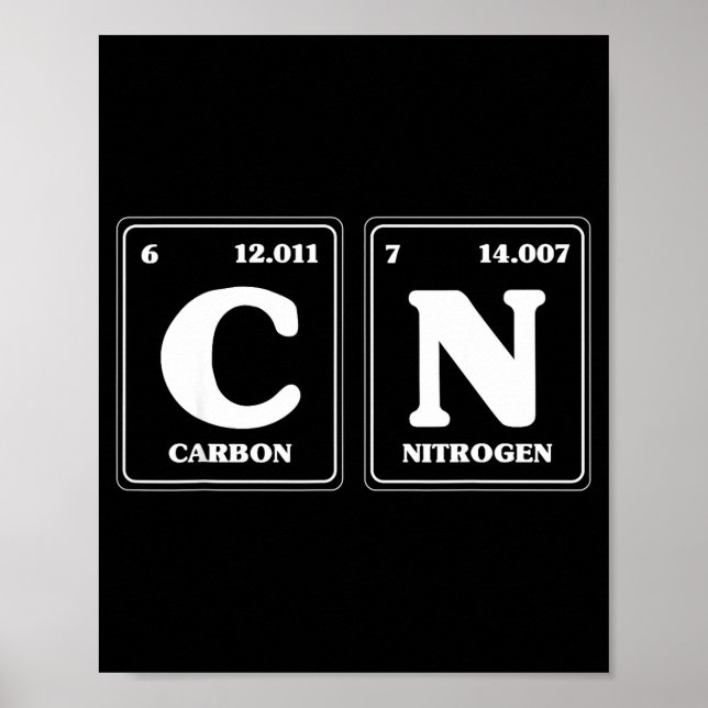 67 Meme Funny Teacher Science Periodic Table Retro Poster (Vorne)