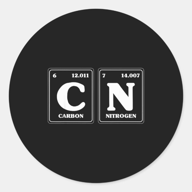 67 Meme Funny Teacher Science Periodic Table Retro Runder Aufkleber (Vorderseite)
