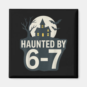 67 Meme Halloween-Haus Soky - Six Seven Gen Alpha Magnet