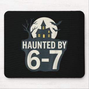 67 Meme Halloween-Haus Soky - Six Seven Gen Alpha Mousepad