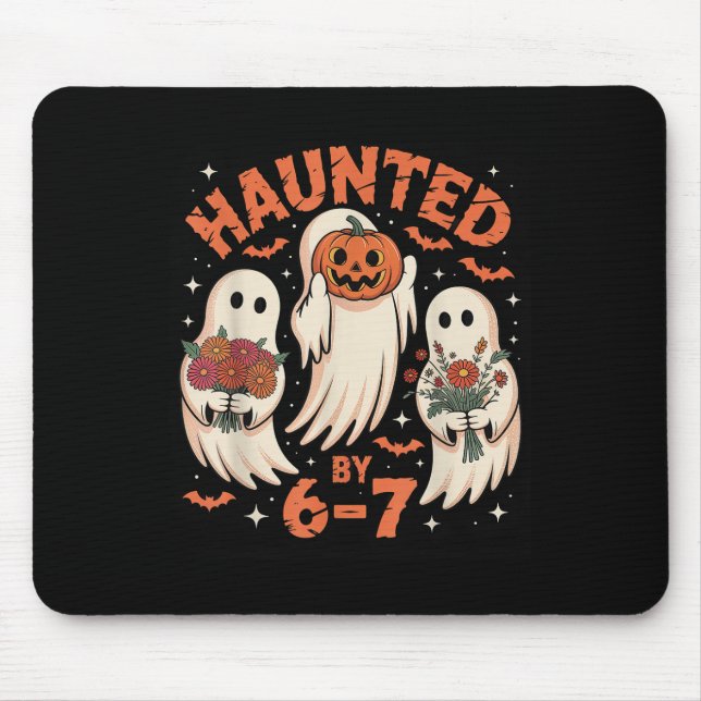 67 Meme Halloween Heiligabend  Mousepad (Vorne)