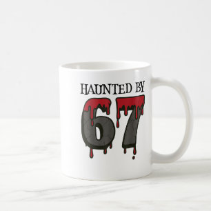 67 Meme Halloween Heimgesucht Gruselig - Six Seven Kaffeetasse