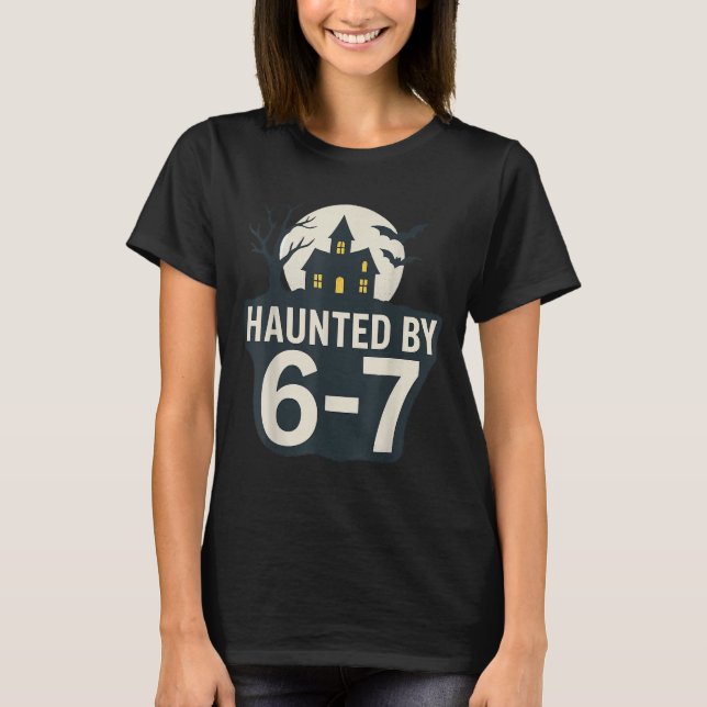 67 Meme Halloween House Spooky - Six Seven Gen Alp T-Shirt (Vorderseite)