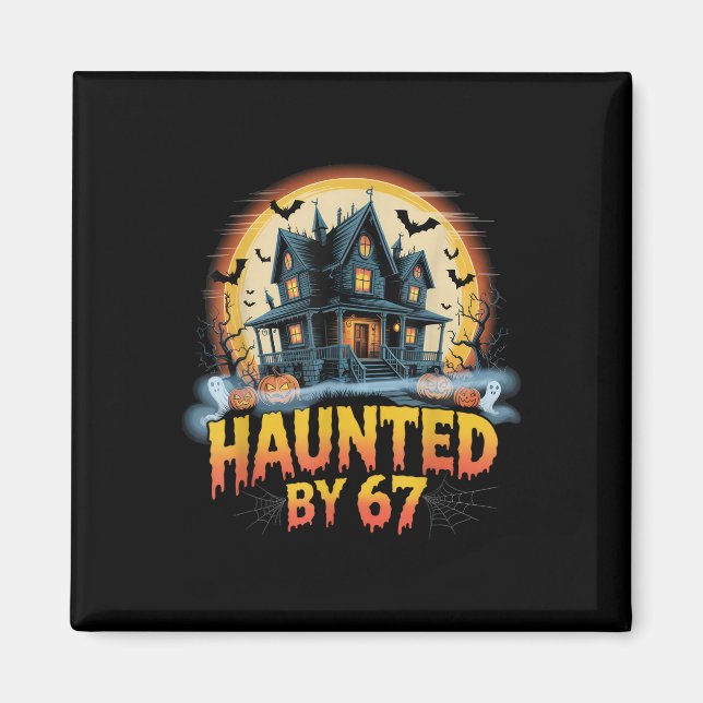 67 Meme Halloween-Kostüm Heimgesucht _2  Magnet (Vorne)
