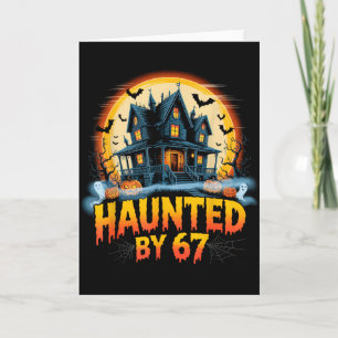 67 Meme Halloween-Kostüm heimgesucht von 6-7 Brain Karte