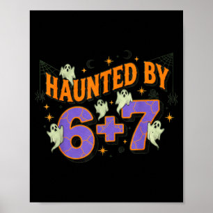67 Meme Halloween-Kostüm heimgesucht von 6-7 Poster