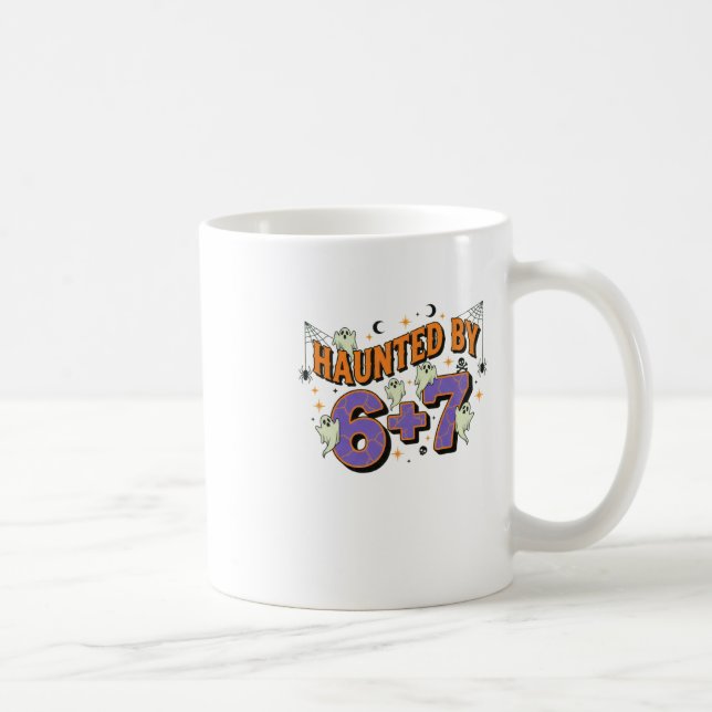 67 Meme Halloween Kostüm Verflucht  Kaffeetasse (Rechts)