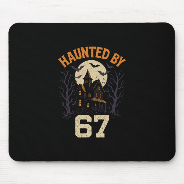 67 Meme Halloween-Kostüm Verflucht  Mousepad (Vorne)