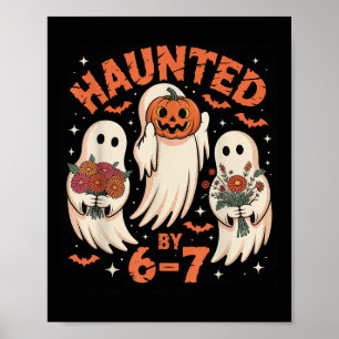 67 Meme Halloween Verflucht  Poster