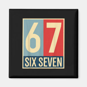 67 Meme Hoffnung Poster Stil Magnet