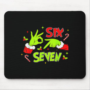 67 Meme Humor 6 7 Lustige Sechs Sieben Weihnachten Mousepad