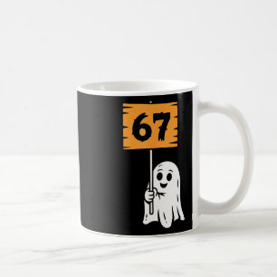 67 Meme Humor 6-7 Sechs Sieben Halloween Kaffeetasse