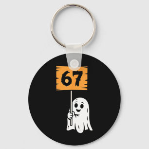 67 Meme Humor 6-7 Sechs Sieben Halloween  Schlüsselanhänger