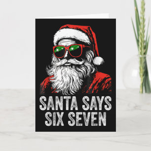 67 Meme Lustig Six Seven Weihnachten 6-7 Meme Sant Karte