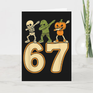 67 Meme Lustige Halloween Zahlen Sechs Sieben Männ Karte