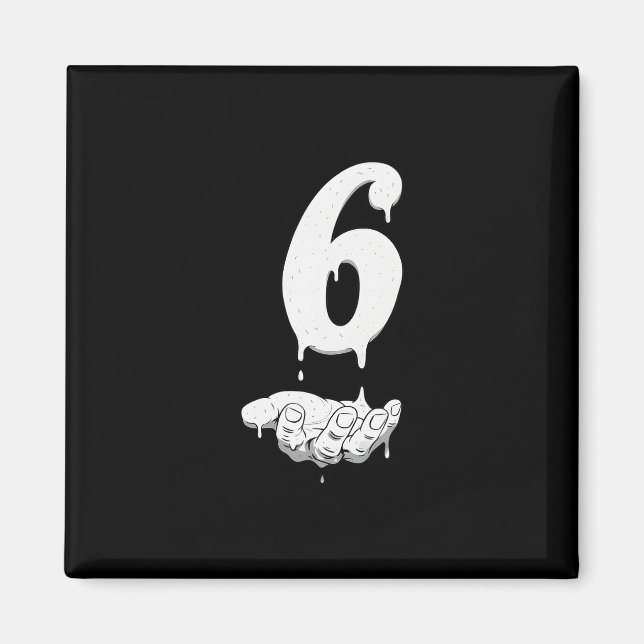 67 Meme Lustige Kinder Mädchen Humor Nummer 6  Magnet (Vorne)