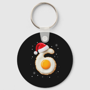 67 Meme Lustige Zahl 6 Ei Speck Passendes Christma Schlüsselanhänger