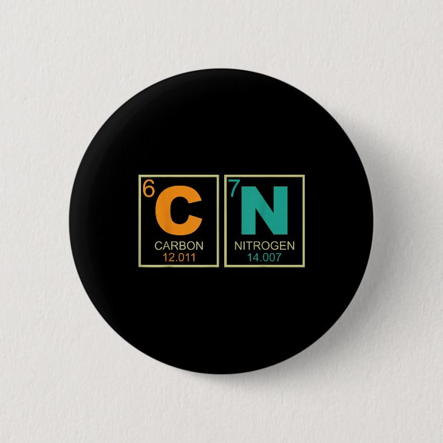 67 Meme Lustiger Lehrer Wissenschaft Periodensyste Button (Vorderseite)