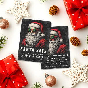 67 Meme Lustiger Santa sagt sechs sieben Weihnacht Einladung