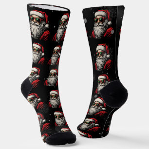 67 Meme Lustiger Santa sagt sechs sieben Weihnacht Socken
