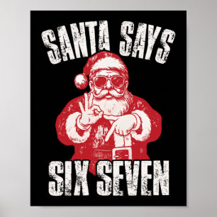 67 Meme Lustiger Sechs Sieben Weihnachten 6-7 Meme Poster