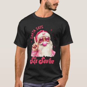 67 Meme Lustiger Sechs Sieben Weihnachten 6-7 Meme T-Shirt