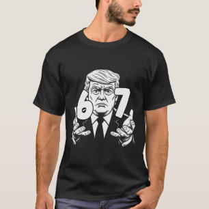67 Meme Lustiger Trump 67 Hände Meme Slang 6 7 Hän T-Shirt