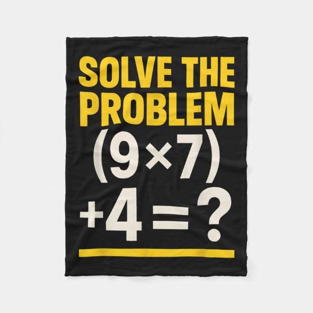 67 Meme Math Teacher Funny School 6-7 Brain Rot Si Fleecedecke (Vorderseite)
