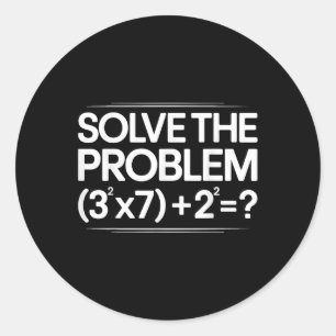 67 Meme Mathe Lustig Sechs Sieben Lehrer Brainrot Runder Aufkleber