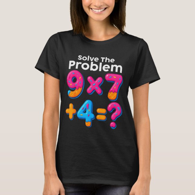 67 Meme Mathelehrer Eis Drip 6 7 Brainrot S T-Shirt (Vorderseite)