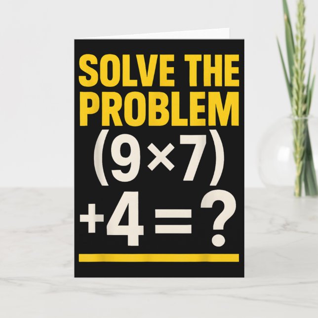 67 Meme Mathelehrer Lustige Schule 6-7 Hirn Fäule  Karte (Vorderseite)