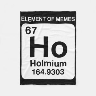 67 Meme Nummer Element der Memes Periodensystem 6 Fleecedecke