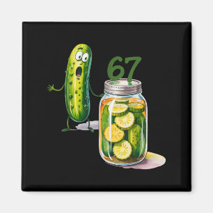 67 Meme Pickle Überraschung Eine Dose geschnittene Magnet