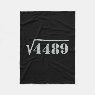 67 Meme Quadratwurzel 4489 Slang Mathe 6 7 Retro M Fleecedecke