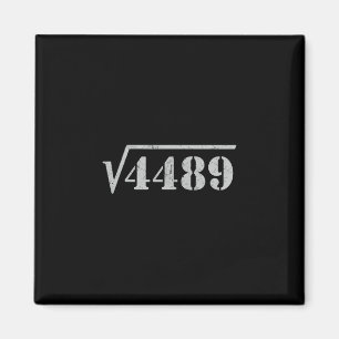 67 Meme Quadratwurzel 4489 Slang Mathe 6 7 Retro M Magnet
