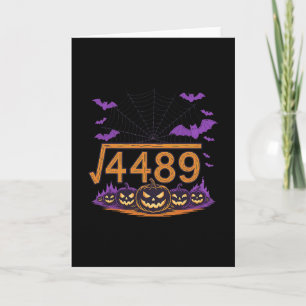67 Meme Quadratwurzel 4489 Slang Mathe Halloween K Karte