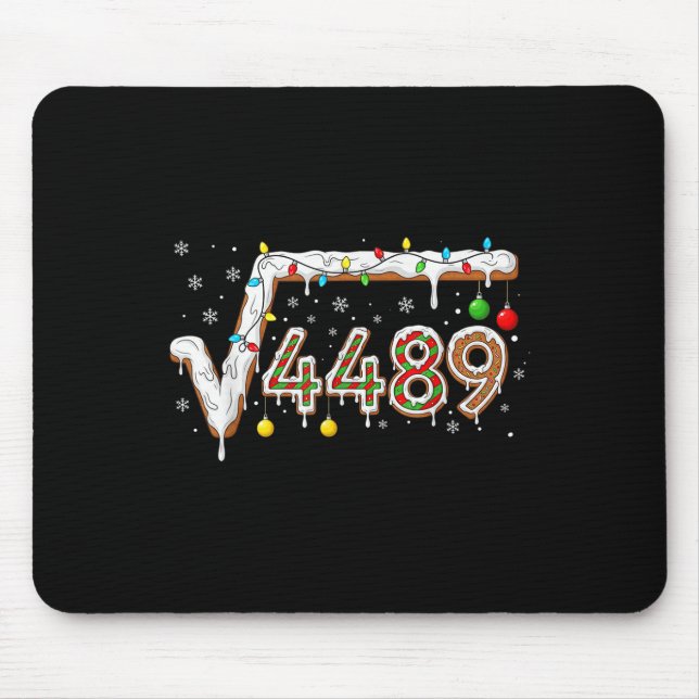 67 Meme Quadratwurzel 4489 Slang Mathelehrer Lusti Mousepad (Vorne)