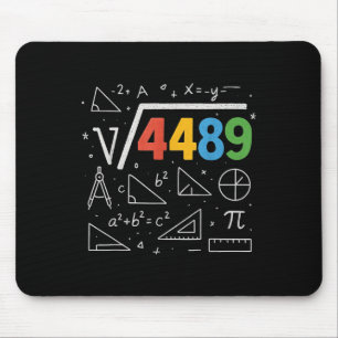 67 Meme Quadratwurzel 4489 Slang Sechs Sieben Math Mousepad