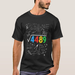 67 Meme Quadratwurzel 4489 Slang Sechs Sieben Math T-Shirt